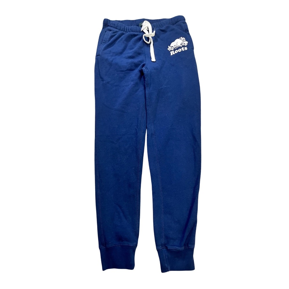 Roots Sweatpants Navy Blue Joggers‎ Women's XS Athletic Comfort Lounge
